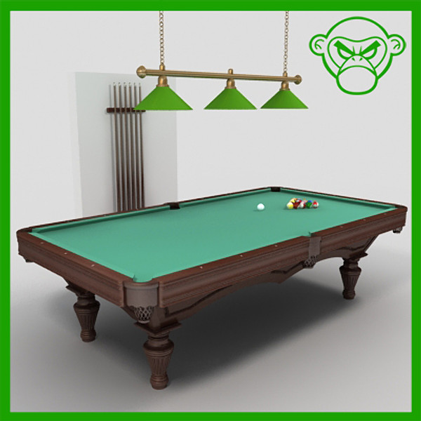 pool table 1 3D Models